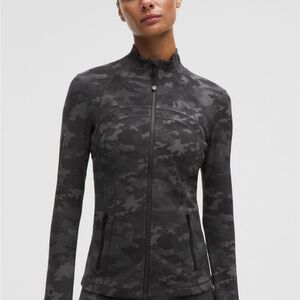 Lululemon Define Black Camouflage Jacket